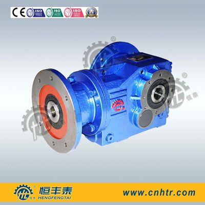 Shaft Mounted Helical Bevel Gear Reducer Foot Mounted For Conveyor Belt